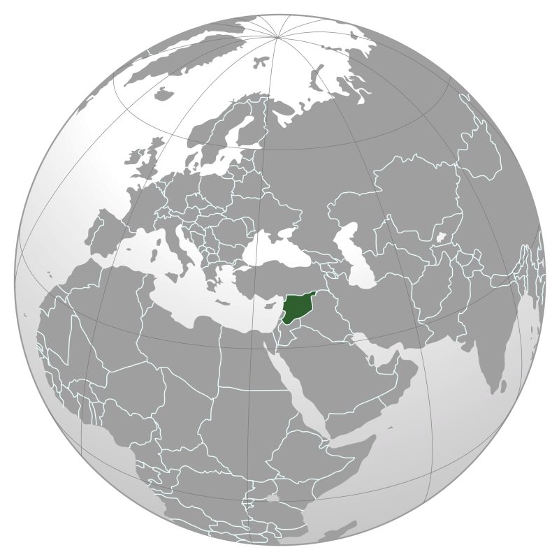 Syria Map | Counties And Cities In Syria