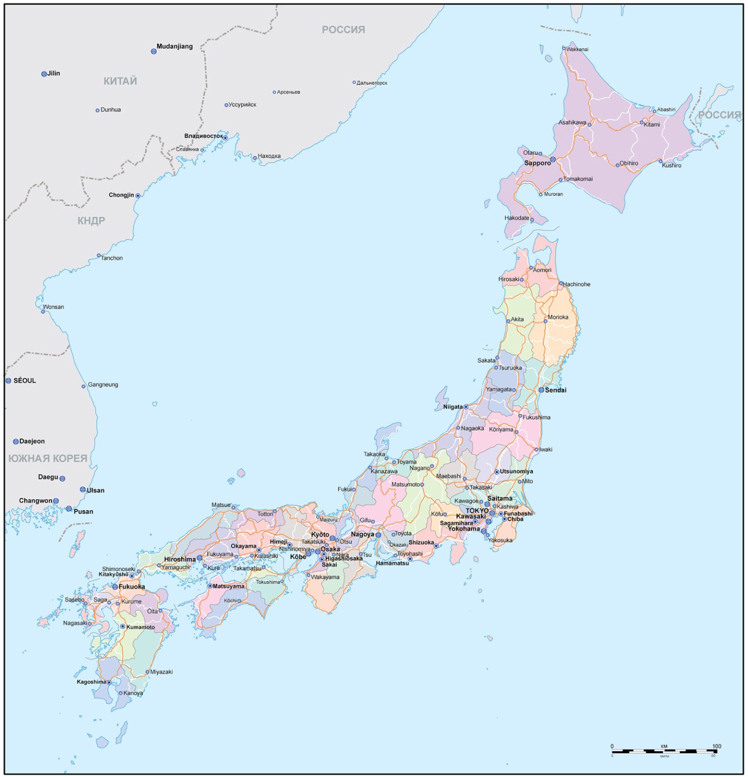 Japan Map 