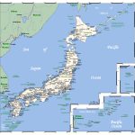 Detailed map of Japan with city names