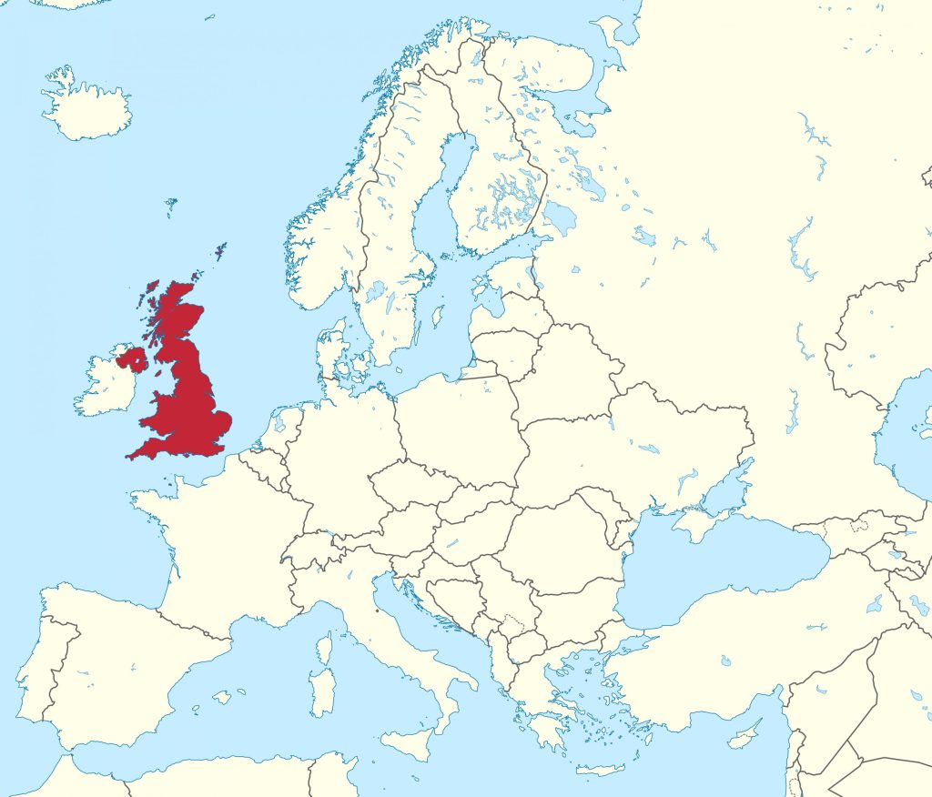 United Kingdom location