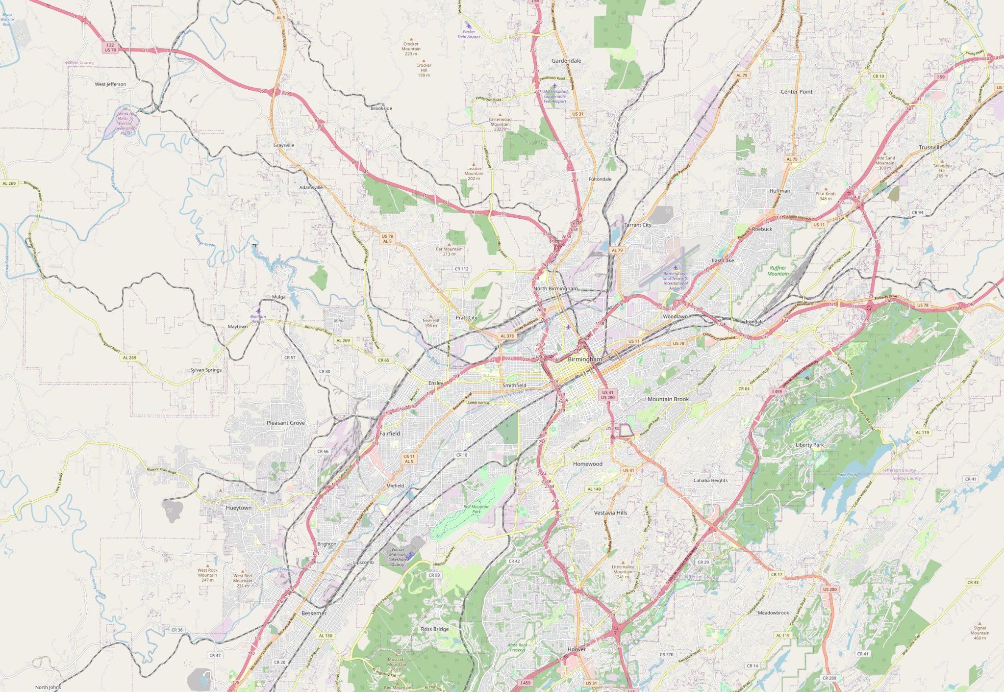 map-of-birmingham-alabama-streets-and-neighborhoods
