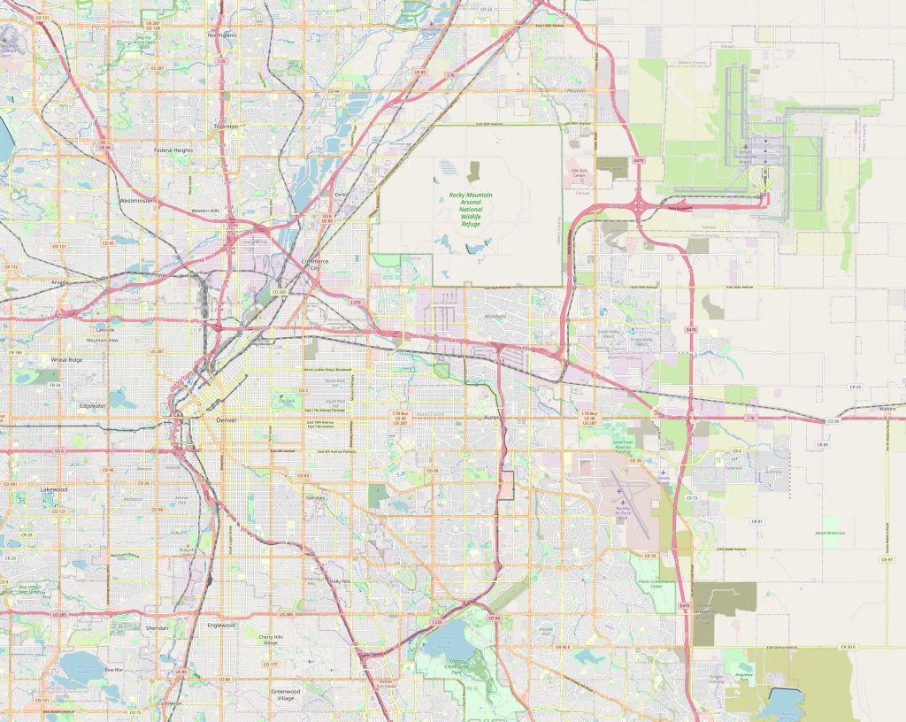 Denver map