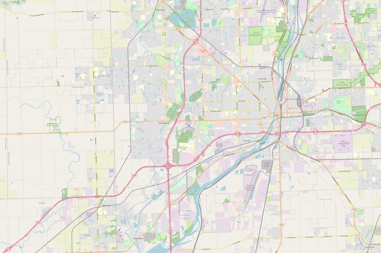 Map of Joliet, Illinois | Streets and neighborhoods