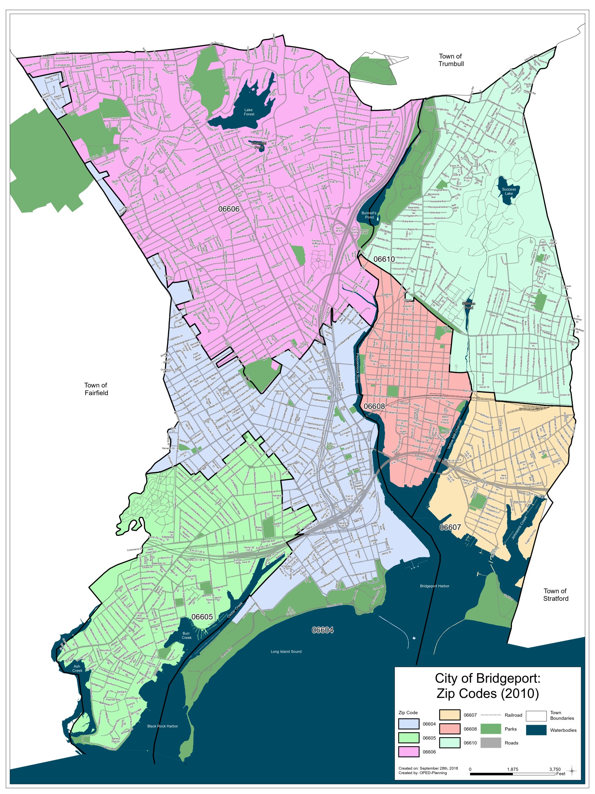 Map Of Bridgeport Connecticut Streets And Neighborhoods   Map Gallery 30in X 40in Local Election Polling Places Page 0002 Scaled 