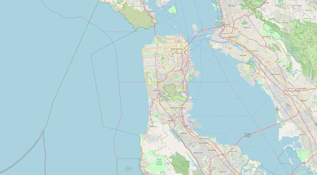 San Francisco road network