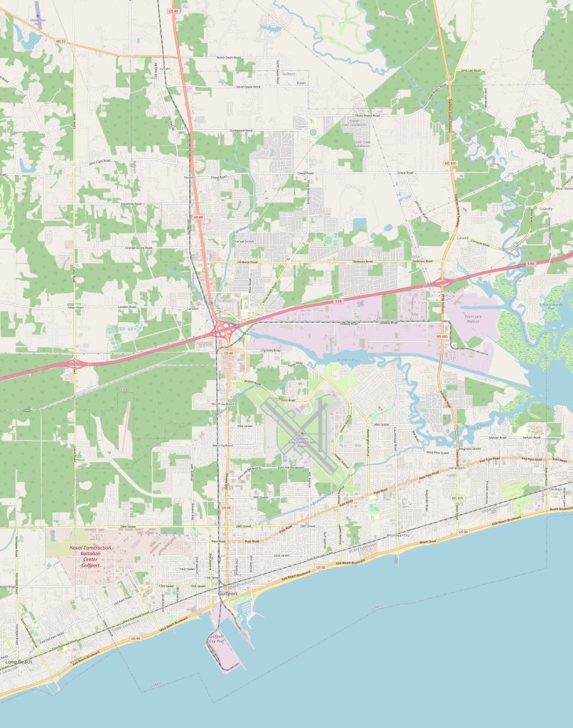 Gulfport map