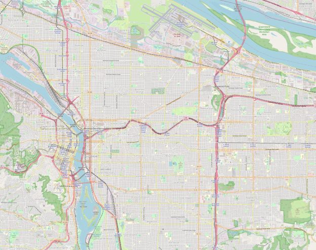 Map of Portland, Oregon | Streets and neighborhoods