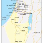 Map of Israel and Gaza Strip